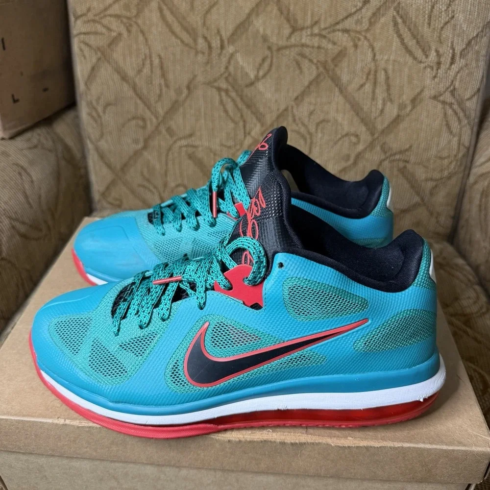 Nike LeBron 9 Low Reverse Liverpool DQ6400-300 Men's 9.5 Basketball Sneakers